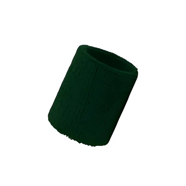 Terry polyester sports sweat wristband plus 1 color woven on 1... from ASI 37218 Athena Promo (tm)