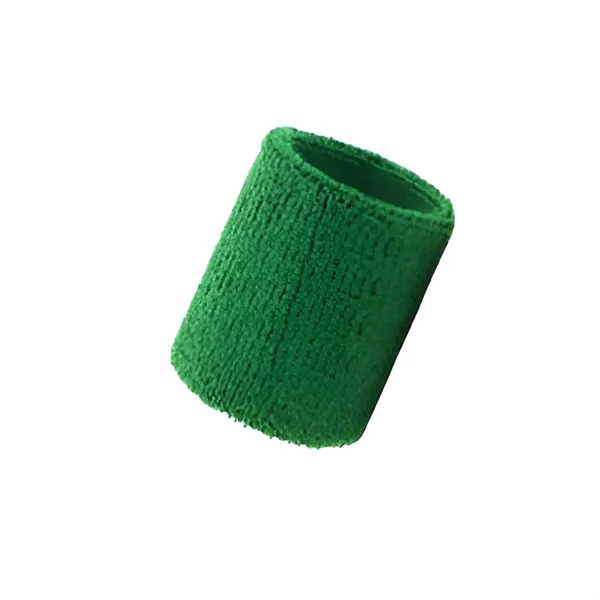 Terry polyester sports sweat wristband plus 1 color woven on 1... from ASI 37218 Athena Promo (tm)