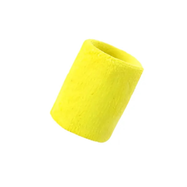 Terry polyester sports sweat wristband plus 1 color woven on 1... from ASI 37218 Athena Promo (tm)