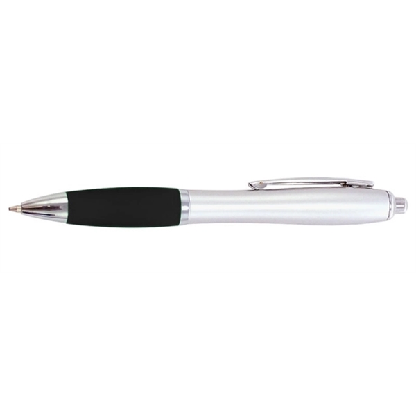 Curvaceous grip satin writing ballpoint pen.... from ASI 39552 BEL Promo