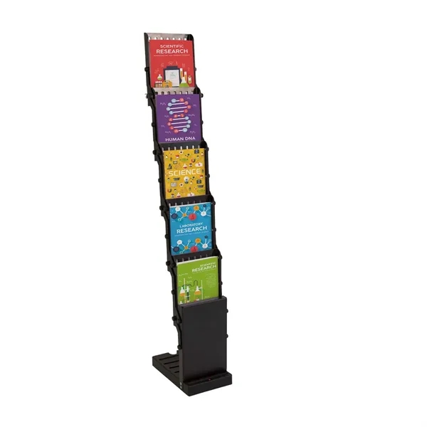 Literature display with five-tier design, plastic trays and carry case.... from ASI 87188 Showdown Displays