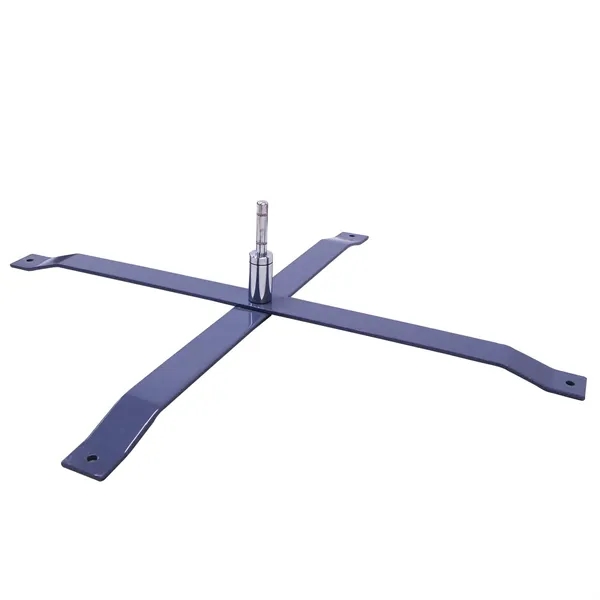 23" x 6.5" x 23" heavy duty steel cross-style support base... from ASI 87188 Showdown Displays