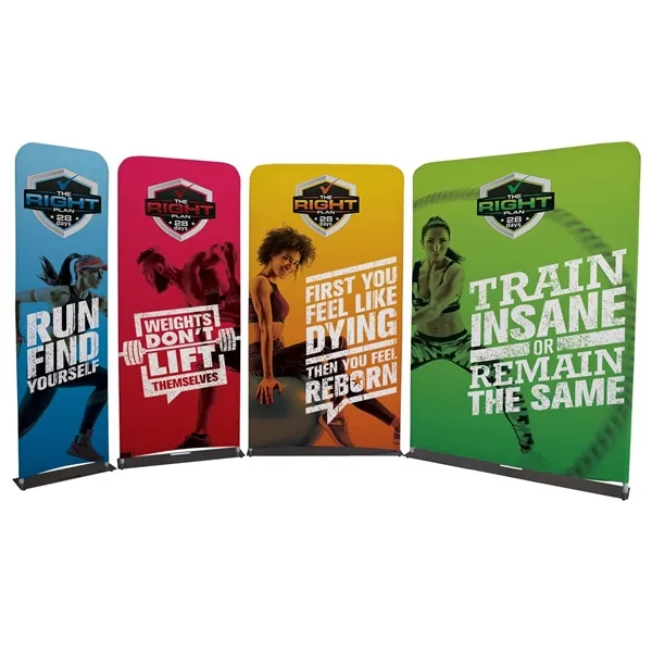 Hardware for 3' EuroFit banner display.... from ASI 87188 Showdown Displays