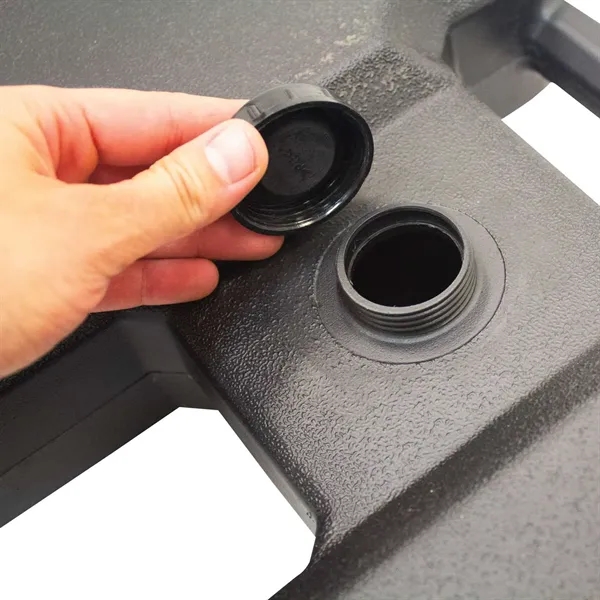 Set of two square plastic ballasts designed for use with Headliner... from ASI 87188 Showdown Displays