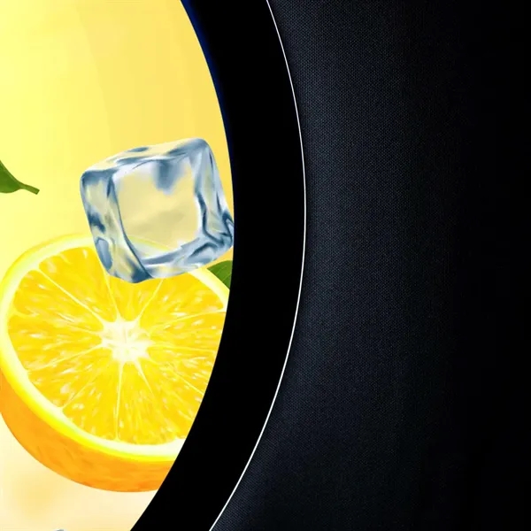 15" round LED display with artwork printed on white poly-carbonate material.... from ASI 87188 Showdown Displays