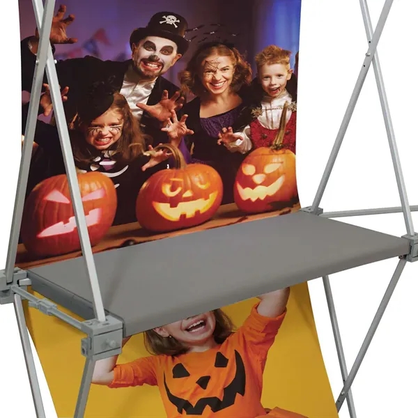 Gray shelf that holds up to 15 lbs.... from ASI 87188 Showdown Displays