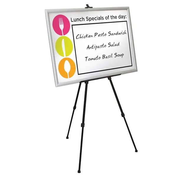 Aluminum easel for displaying artwork, sign frames, light boxes and more.... from ASI 87188 Showdown Displays