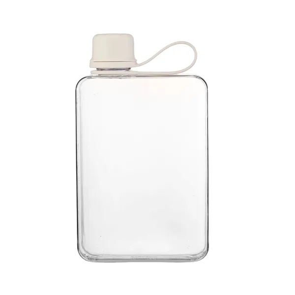 Leak-proof portable BPA-Free plastic lift ring flat water cube drinking bottle,... from ASI 37218 Athena Promo (tm)