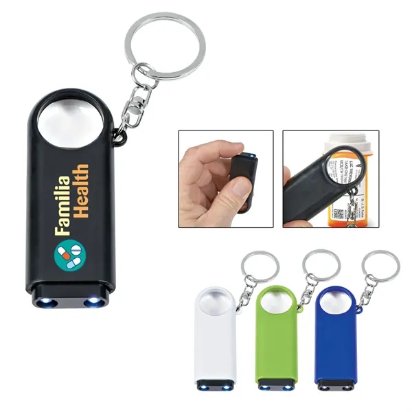 Magnifier and LED light key chain.... from ASI 61125 Hit Promotional Products / Hit®