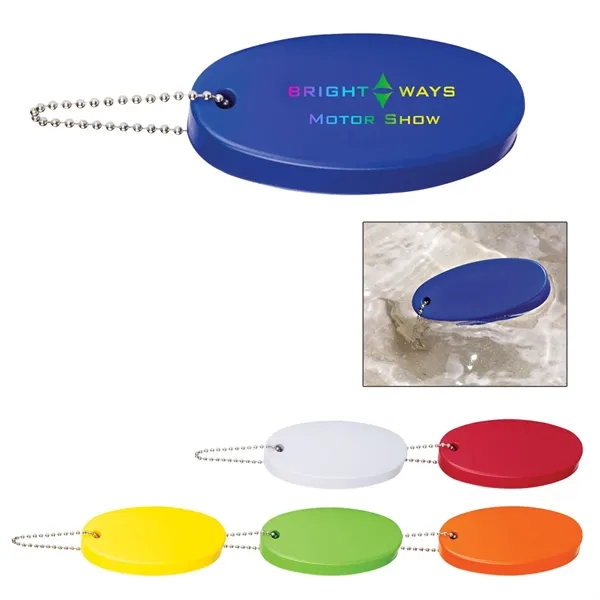 Floating foam stress reliever key chain with bead chain attachment.... from ASI 61125 Hit Promotional Products / Hit®