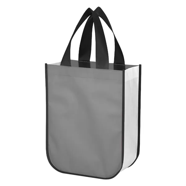 Shopper tote bag made of shiny 80 gram non-woven water-resistant polypropylene... from ASI 61125 Hit Promotional Products / Hit®