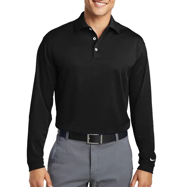 Polo with long sleeves, DRI-FIT moisture management technology, flat knit collar... from ASI 61125 Hit Promotional Products