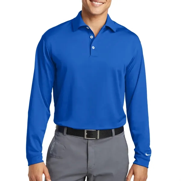 Polo with long sleeves, DRI-FIT moisture management technology, flat knit collar... from ASI 61125 Hit Promotional Products