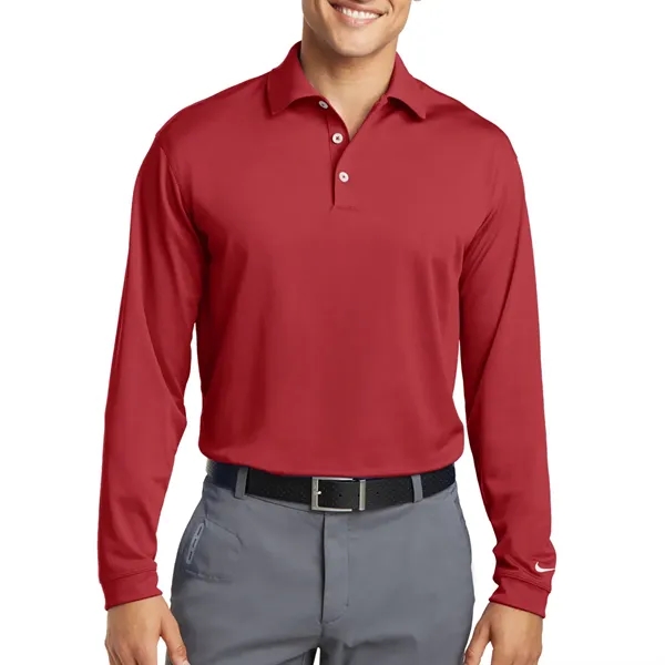 Polo with long sleeves, DRI-FIT moisture management technology, flat knit collar... from ASI 61125 Hit Promotional Products