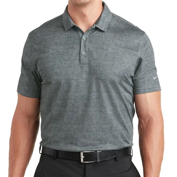 Polo with a crosshatch print, Dri-FIT fabrication, self-fabric collar, three-button placket... from ASI 61125 Hit Promotional Products / Hit®