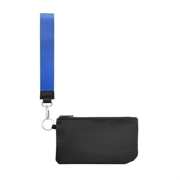 rPET wristlet pouch with zippered main compartment and O-ring attachment.... from ASI 61125 Hit Promotional Products / Hit®