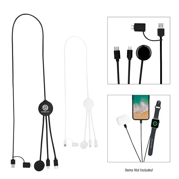 3' multi-charging cable with watch dock.... from ASI 61125 Hit Promotional Products / Hit®