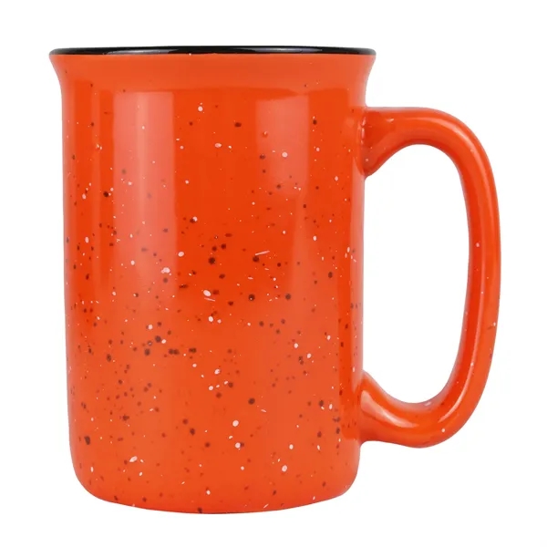 13 oz. speckled ceramic camping mug.... from ASI 52840 Evans Manufacturing