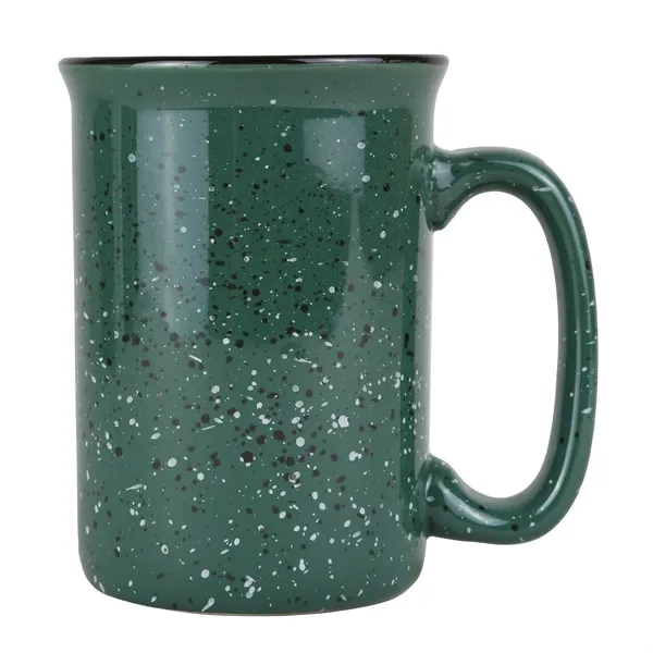 13 oz. speckled ceramic camping mug.... from ASI 52840 Evans Manufacturing