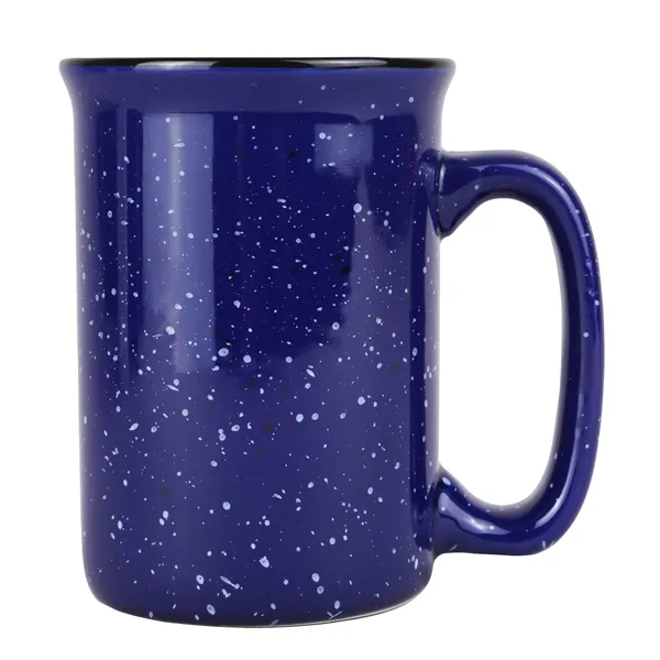 13 oz. speckled ceramic camping mug.... from ASI 52840 Evans Manufacturing