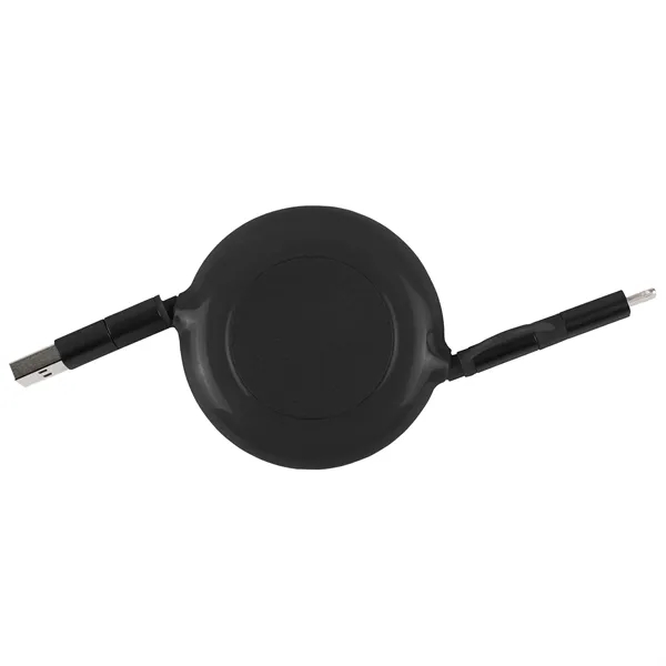 3-in-1 retractable charging cables, compatible with Lightning and Type-C devices.... from ASI 52840 Evans Manufacturing