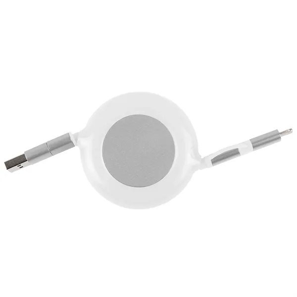 3-in-1 retractable charging cables, compatible with Lightning and Type-C devices.... from ASI 52840 Evans Manufacturing