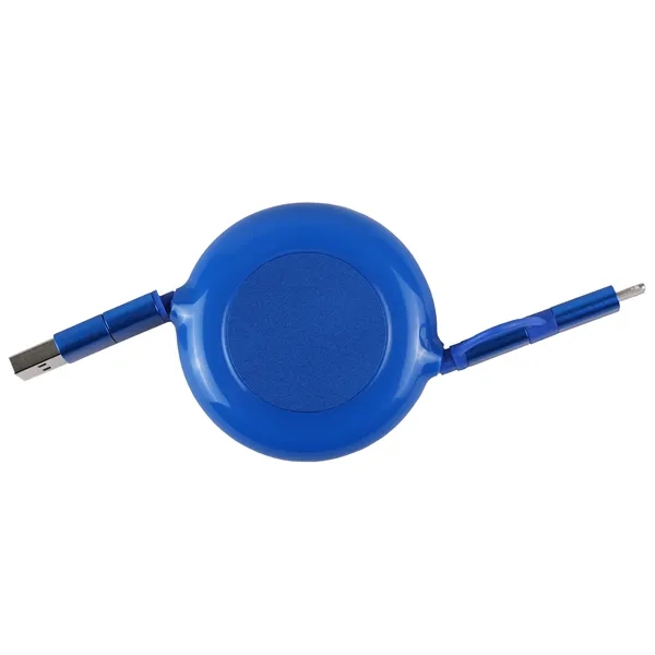 3-in-1 retractable charging cables, compatible with Lightning and Type-C devices.... from ASI 52840 Evans Manufacturing