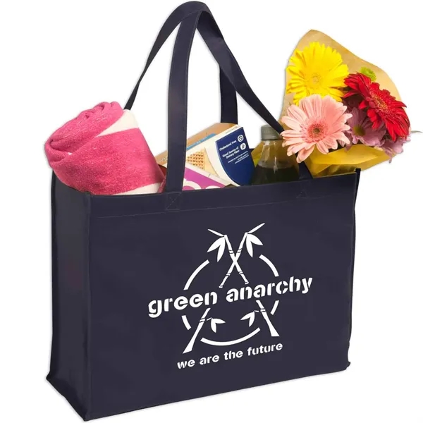 12" x 16" x 6" shopping tote made with non-woven rPET... from ASI 52840 Evans Manufacturing
