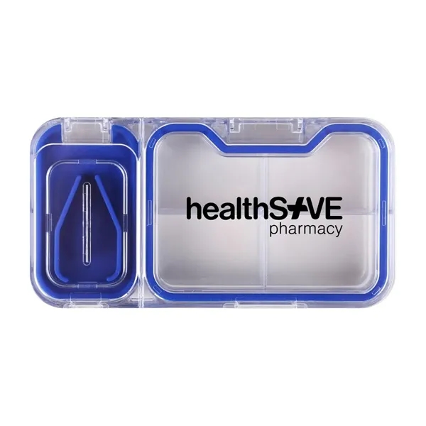 Pill box with cutter and four compartments.... from ASI 52840 Evans Manufacturing