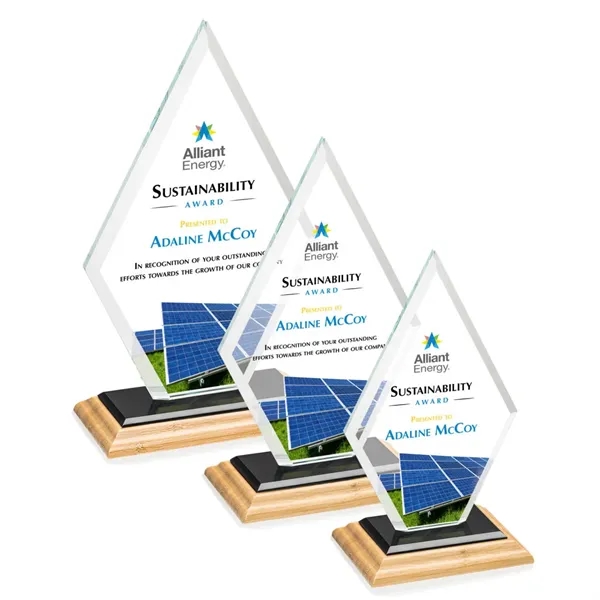 The Tuscany VividPrint™ Award features a beautiful Starfire Crystal in a... from ASI 84592 St Regis Group / St Regis