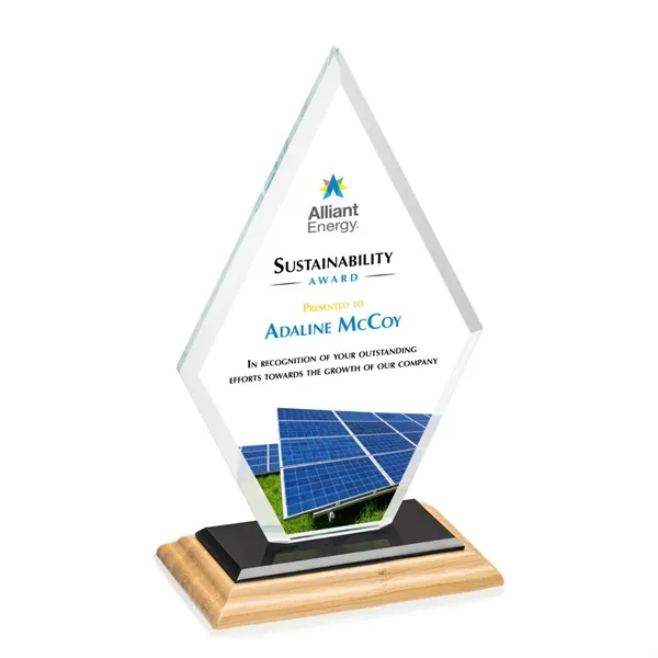 The Tuscany VividPrint™ Award features a beautiful Starfire Crystal in a... from ASI 84592 St Regis Group / St Regis