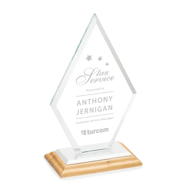 The Tuscany Award features beautiful Starfire Crystal in a diamond shape... from ASI 84592 St Regis Group / St Regis