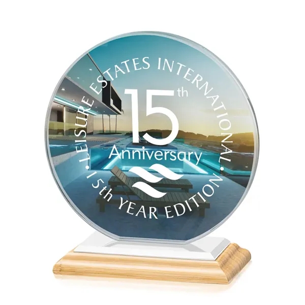 Our extraordinary cut Victoria Award features a flat edged Starfire disc... from ASI 84592 St Regis Group / St Regis