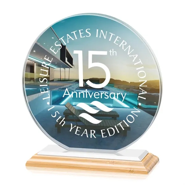 Our extraordinary cut Victoria Award features a flat edged Starfire disc... from ASI 84592 St Regis Group / St Regis