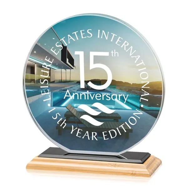 Our extraordinary cut Victoria Award features a flat edged Starfire disc... from ASI 84592 St Regis Group / St Regis