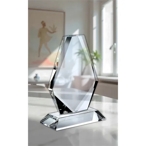 The Eminence Award is shaped and polished to create an intricate... from ASI 71920 Moderne Glass Company Inc / Glass America®