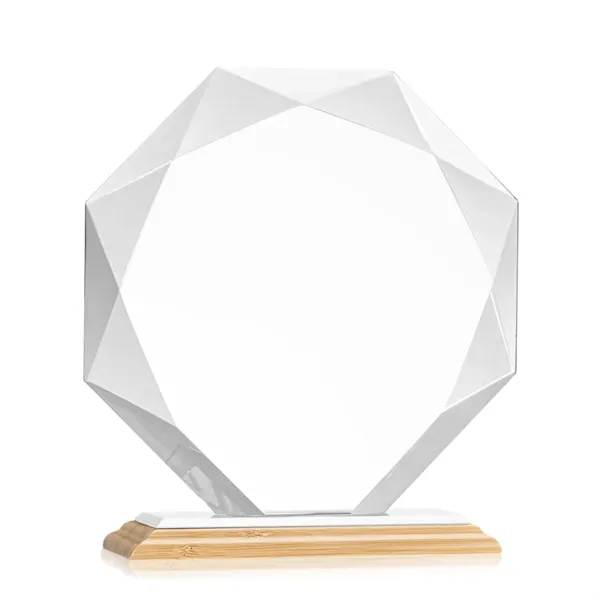 Striking Starfire Octagon award refracts light through all of its facets... from ASI 84592 St Regis Group / St Regis