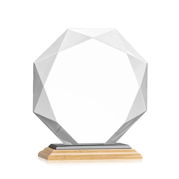 Striking Starfire Octagon award refracts light through all of its facets... from ASI 84592 St Regis Group / St Regis