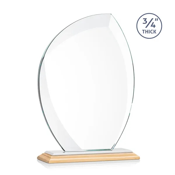 The Wichita VividPrint™ Award features thick 3/4" Starfire Crystal with deep... from ASI 84592 St Regis Group / St Regis