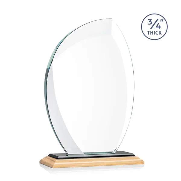 The Wichita VividPrint™ Award features thick 3/4" Starfire Crystal with deep... from ASI 84592 St Regis Group / St Regis
