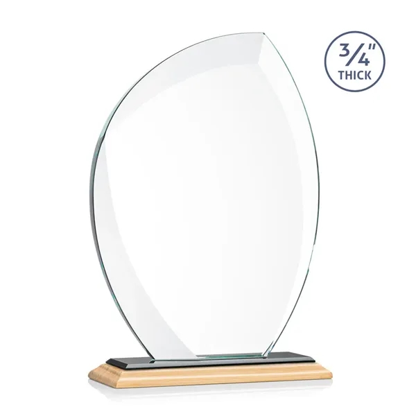 The Wichita VividPrint™ Award features thick 3/4" Starfire Crystal with deep... from ASI 84592 St Regis Group / St Regis