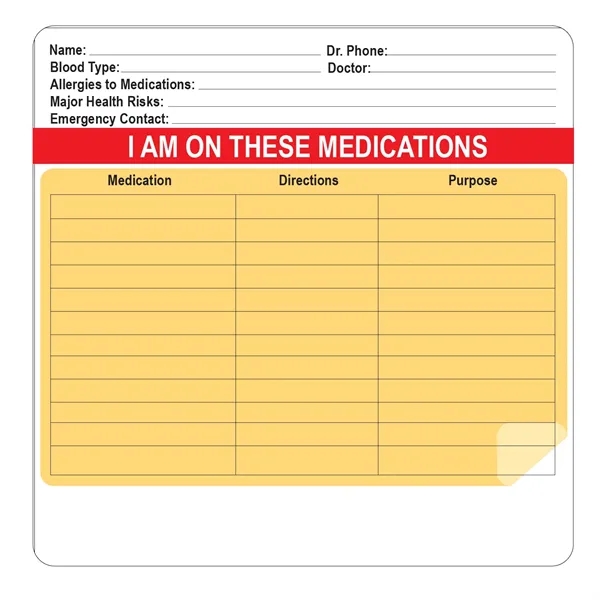 Health and safety information magnet with full color process graphics.... from ASI 92977 UniversalPromo, Inc / UP Line