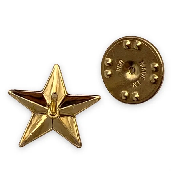 Five point beveled star lapel pin. Blank.... from ASI 96235 Wehr Industries Inc
