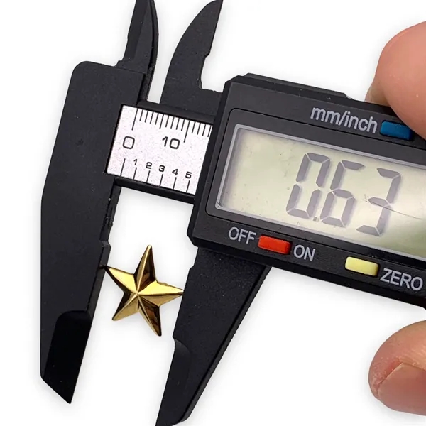 Five point beveled star lapel pin. Blank.... from ASI 96235 Wehr Industries Inc