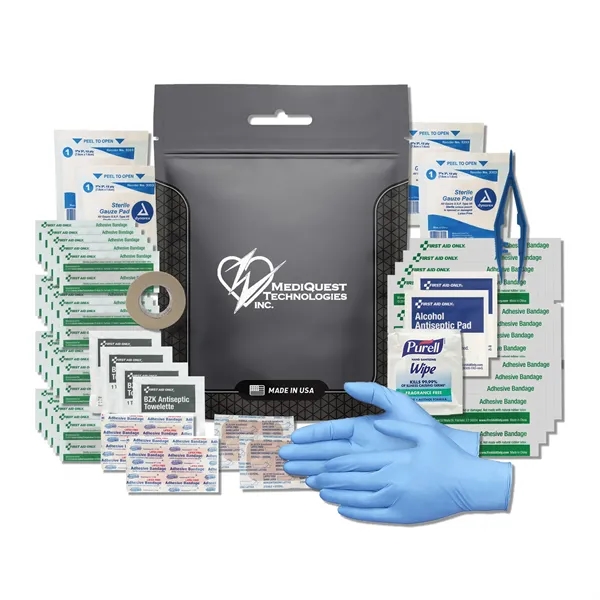 Waterproof first aid kit 3.0 filled with a variety of domestic... from ASI 84514 Safety Made