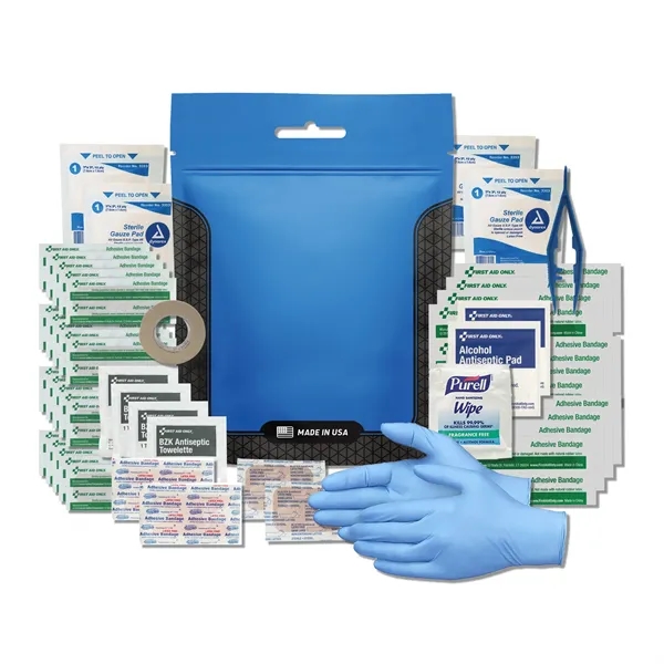 Waterproof first aid kit 3.0 filled with a variety of domestic... from ASI 84514 Safety Made