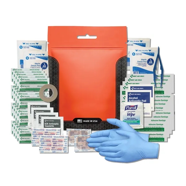 Waterproof first aid kit 3.0 filled with a variety of domestic... from ASI 84514 Safety Made