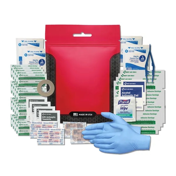Waterproof first aid kit 3.0 filled with a variety of domestic... from ASI 84514 Safety Made