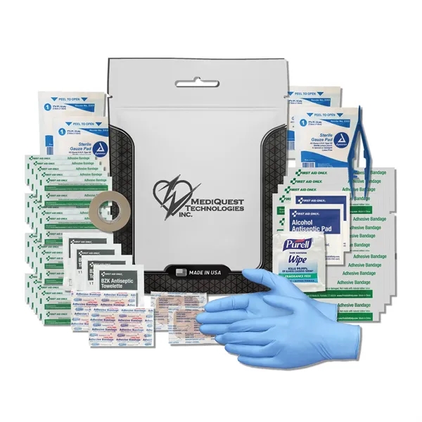 Waterproof first aid kit 3.0 filled with a variety of domestic... from ASI 84514 Safety Made
