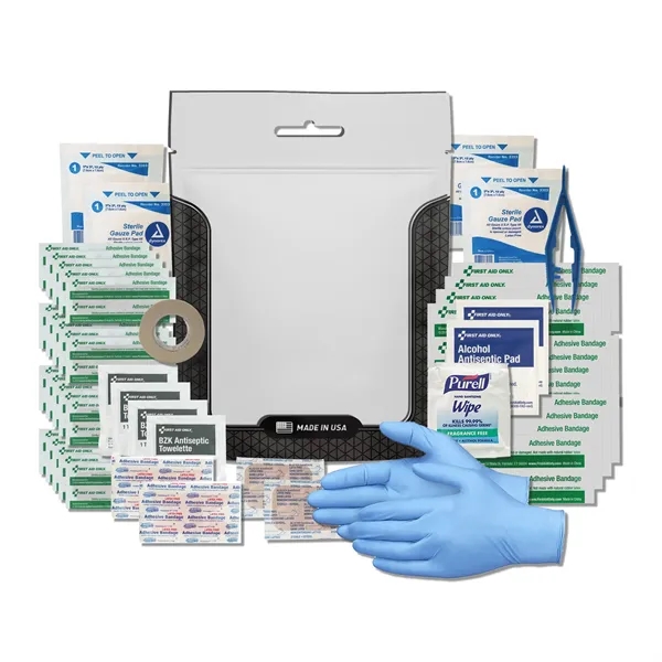 Waterproof first aid kit 3.0 filled with a variety of domestic... from ASI 84514 Safety Made